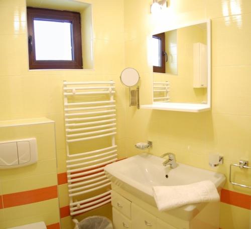 Bilik mandi di Vila Platoul Soarelui