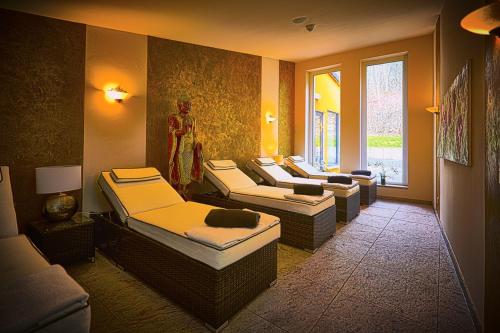 Posezení v ubytování Wellnesshotel Schönblick