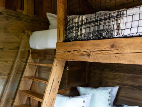 Postel nebo postele na pokoji v ubytování Tiny House in Buntenbock