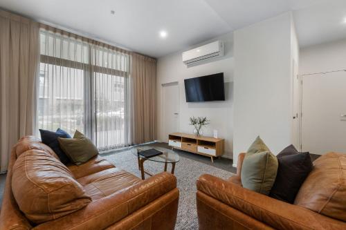 TV o dispositivi per l'intrattenimento presso Southwark Hotel & Apartments