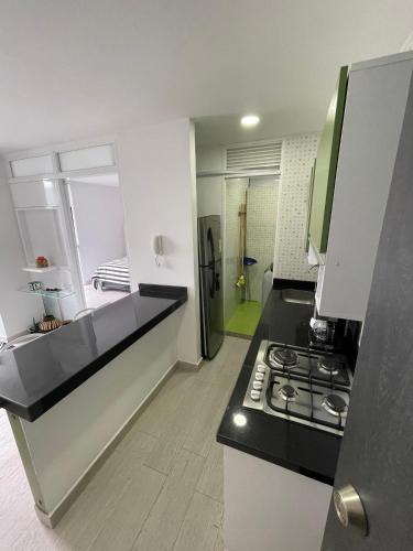 Cuina o zona de cuina de Confortable apartamento