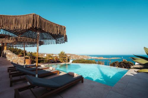 Nomade Villa 4BR over Psarou beach
