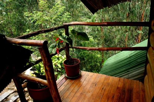 Балкон или терраса в Eco Quechua Lodge