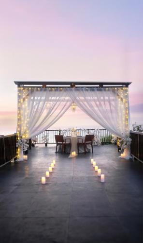 Balkón nebo terasa v ubytování Anantara Uluwatu Bali Resort
