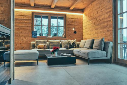 Posezení v ubytování Sissi´s green Chalets