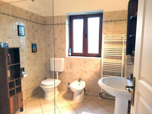 Koupelna v ubytování Villa Baleta