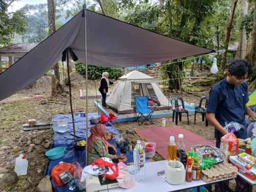 Επισκέπτες που μένουν στο Camp Site