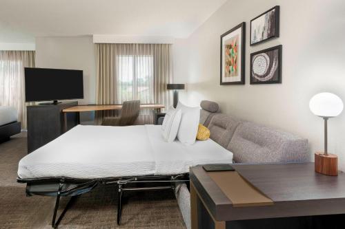 TV a/nebo společenská místnost v ubytování Residence Inn Tampa Sabal Park/Brandon