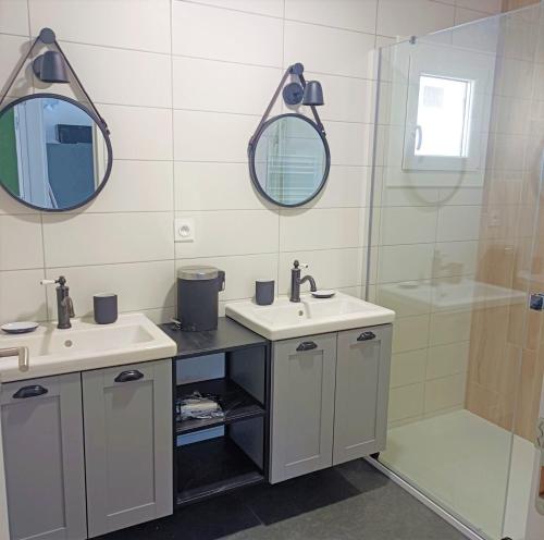 Ένα μπάνιο στο Camping Lac des Vieilles Forges