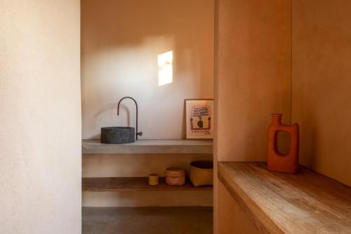 Η κουζίνα ή μικρή κουζίνα στο Monte LaLaLa - Eco Lodge in Mermejita