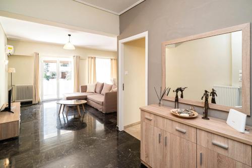 Η κουζίνα ή μικρή κουζίνα στο The Faliro Oasis