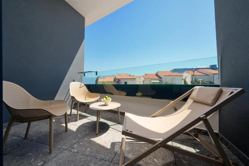 Balkón nebo terasa v ubytování Grand Hotel View