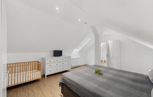 Postel nebo postele na pokoji v ubytování Ferienwohnung Luke