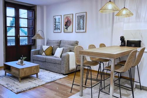 Posezení v ubytování Apartamentos centro Vilagarcía