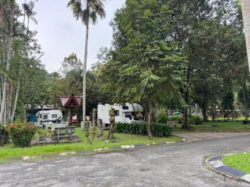 Zahrada ubytování Caravan Site