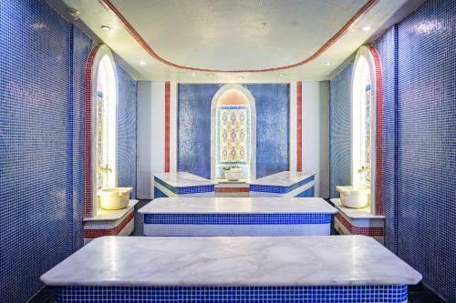 Ένα ή περισσότερα κρεβάτια σε δωμάτιο στο Grand Hotel Sveti Vlas-Ultra All Inclusive Fitness & SPA Hotel