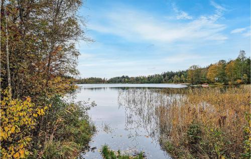a large body of water with trees in the background at Amazing Home In Olsfors With Kitchen in Olsfors