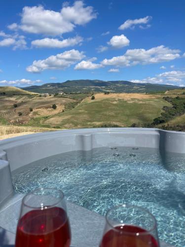 Bazén v ubytování Glamping Le Dune nebo v jeho okolí