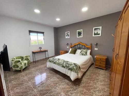 Posteľ alebo postele v izbe v ubytovaní Vivienda Vacacional Norte Sol