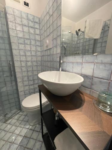 Koupelna v ubytování Le Camere di Bsuites Affittacamere