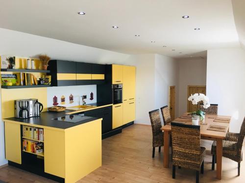 Dapur atau dapur kecil di Landhaus Brigitte