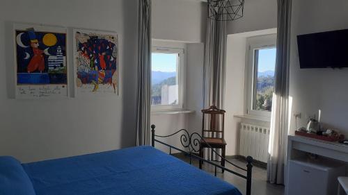 Postel nebo postele na pokoji v ubytování Casa Chiocconi