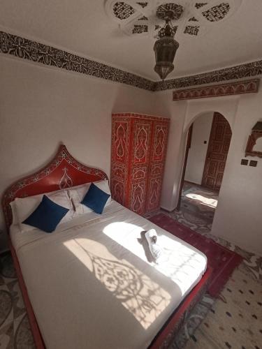 Letto o letti in una camera di Hotel Chefchaouen