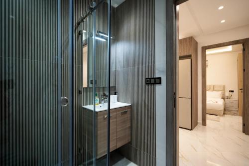 Koupelna v ubytování Living Appart-Hotel