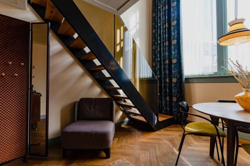 Un lugar para sentarse en Hotel Mercier
