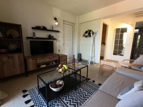 Χώρος καθιστικού στο Artdeco Luxury Suites