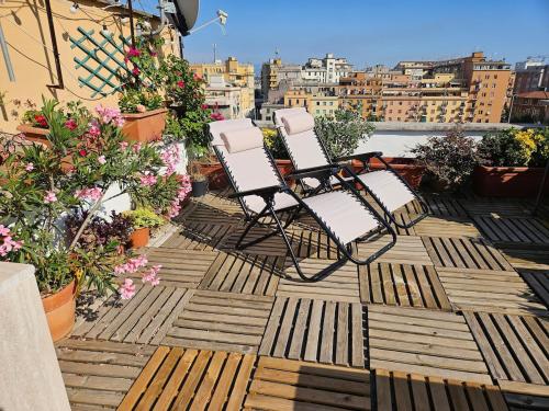 Luminoso attico con terrazza