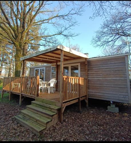 Mobil-home en pleine Nature