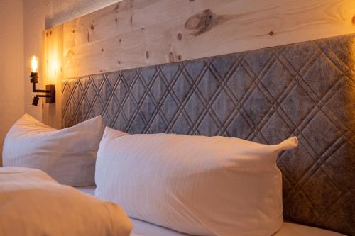 Cama o camas de una habitación en ZugspitzApps,Villa SONNENSCHEIN