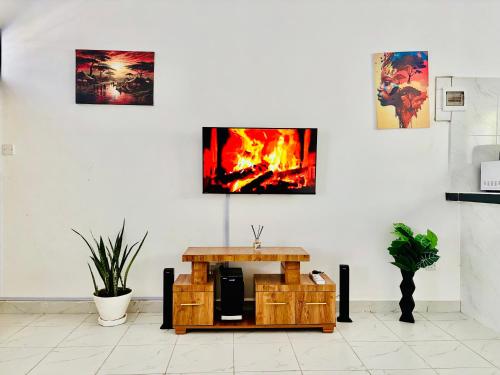 Kuchyň nebo kuchyňský kout v ubytování Seriani homes Diani