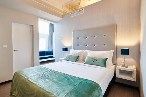 Cama o camas de una habitación en Silk Lisbon