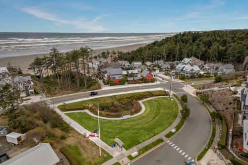 an aerial view of a road leading to a beach at Solitude by Seabrook Hospitality in Pacific Beach