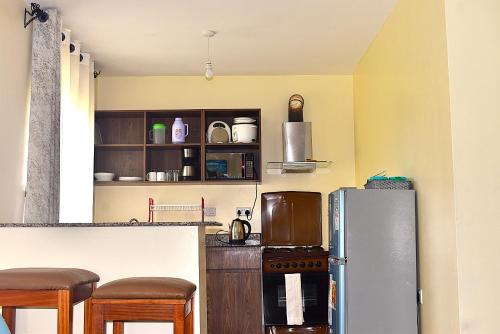 Kuchyň nebo kuchyňský kout v ubytování Too's Nest apartment