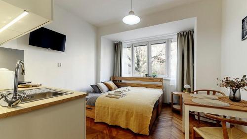 Postel nebo postele na pokoji v ubytování Serenity Apartment Pellicova
