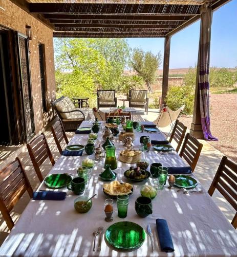 Mad i villaen eller i nærheden