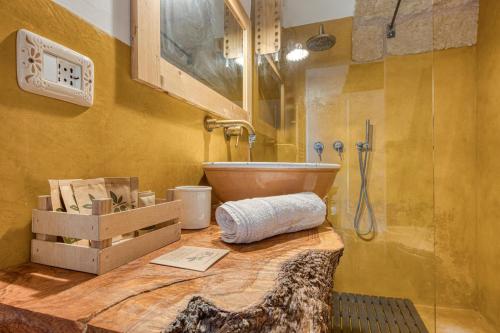 Koupelna v ubytování Tenuta Palmira agriturismo