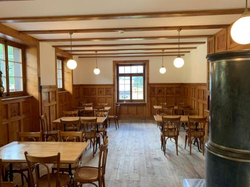Restoran atau tempat lain untuk makan di Albergo Ristorante Stazione Cavaglia
