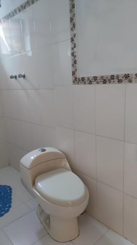 Koupelna v ubytování Taquile Posada del sol