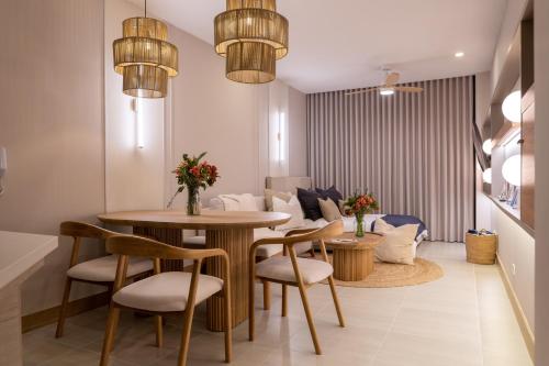 Un lugar para sentarse en Loft con salida al mar en Cartagena