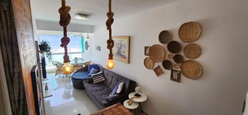 Posezení v ubytování Apartamento Lindo Frente Mar