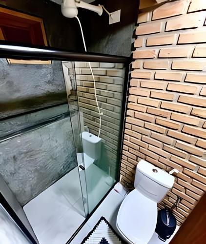 Et badeværelse på Apto Sossego - Barbosa acomodações