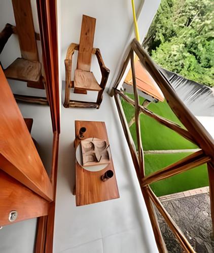 a view from the top of a tiny house at Barbosa Acomodações ( Flat 2 ) in Lençóis