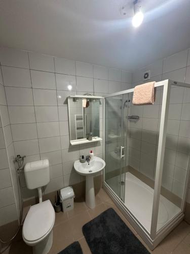 Koupelna v ubytování Riverilidza - Centar