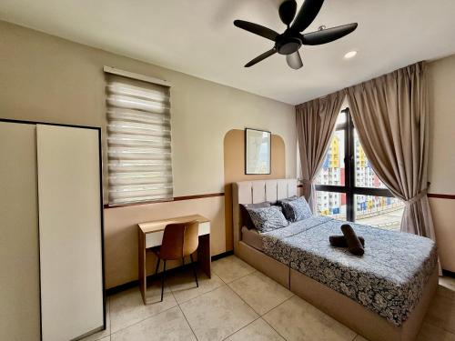 Postel nebo postele na pokoji v ubytování Neu Suites Service Apartment