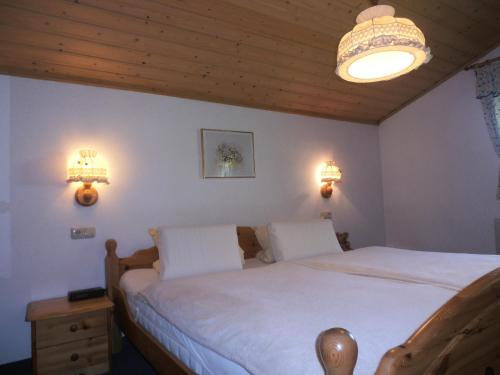 Postel nebo postele na pokoji v ubytování Landhaus Johanna