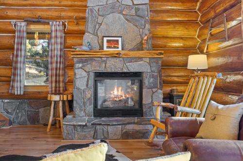 Ruang duduk di Beaver Creek Lodge